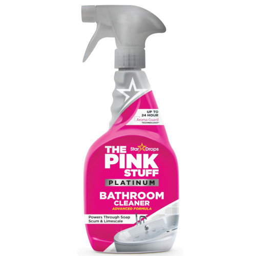 Очисний засіб для ванної кімнати Pink Stuff Platinum Bathroom Foam Cleaner, спрей, 650 мл